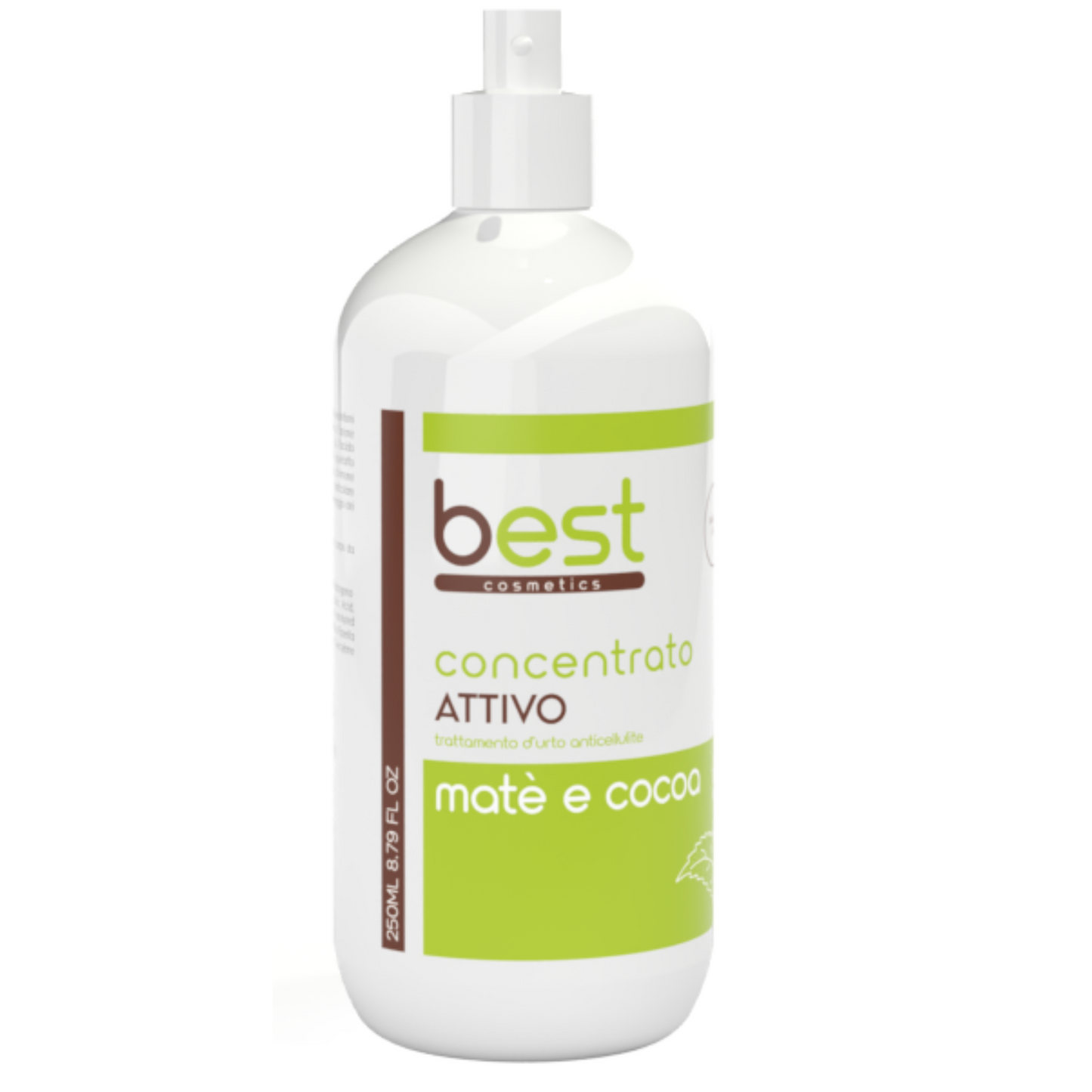 BEST COSMETICS - concentrato attivo trattamento urto anticellulite matè e cocoa spray 250 ml