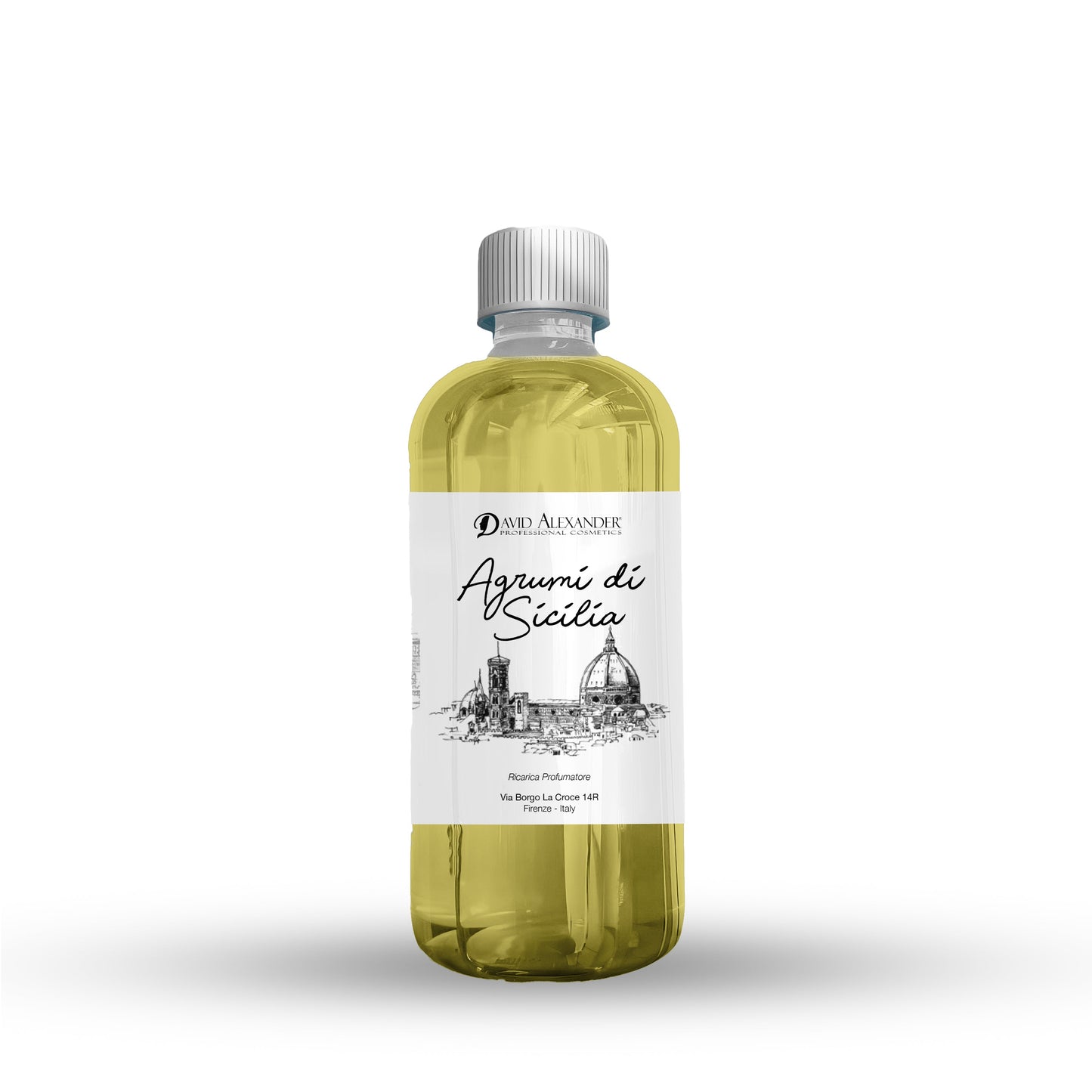 David Alexander Professional Cosmetics Ricarica Profumatore Agrumi di Sicilia 500 ml – Freschezza Agrumata