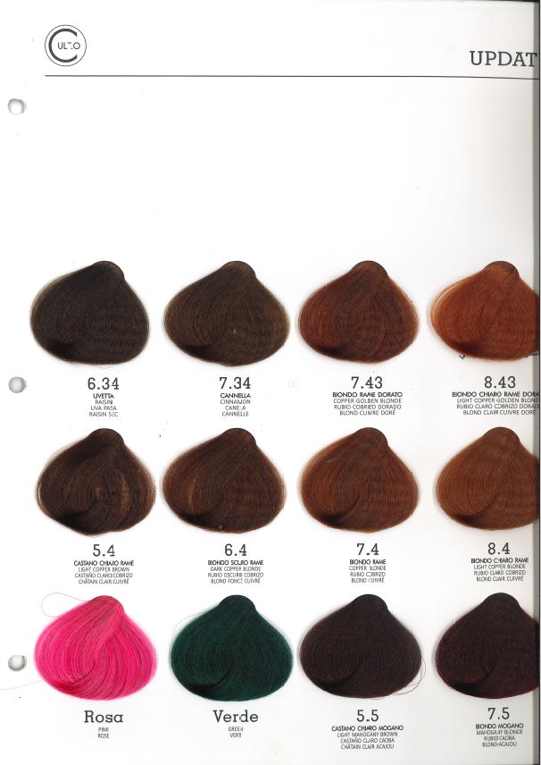 CULTO - Tinta senza ammoniaca con cheratina vegana ed olio di oliva 60ml - mix 1+2