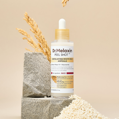 DR.MELAXIN PEEL SHOT EXFOLIATING WHITE RICE AMPOULE