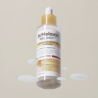 DR.MELAXIN PEEL SHOT EXFOLIATING WHITE RICE AMPOULE