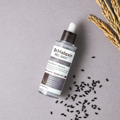 DR.MELAXIN PEEL SHOT EXFOLIATING BLACK RICE AMPOULE
