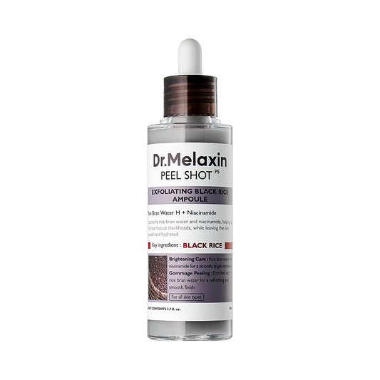 DR.MELAXIN PEEL SHOT EXFOLIATING BLACK RICE AMPOULE
