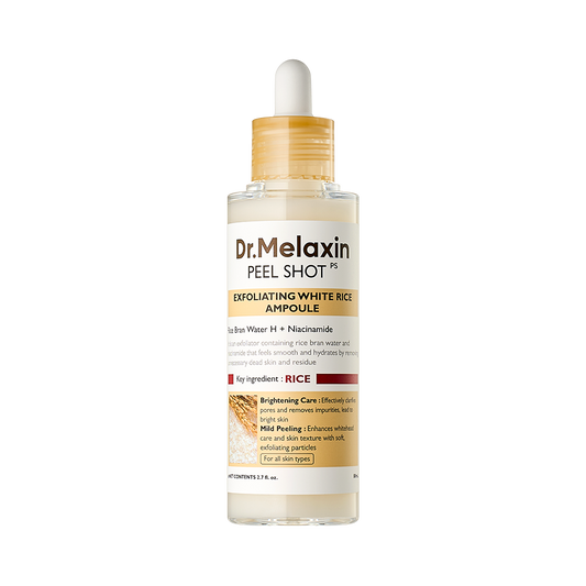 DR.MELAXIN PEEL SHOT EXFOLIATING WHITE RICE AMPOULE