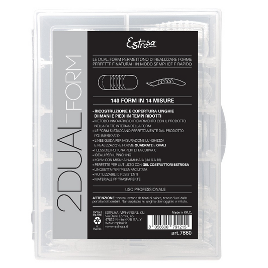 ESTROSA - 2Dual Form Mani e piedi  140 pz
