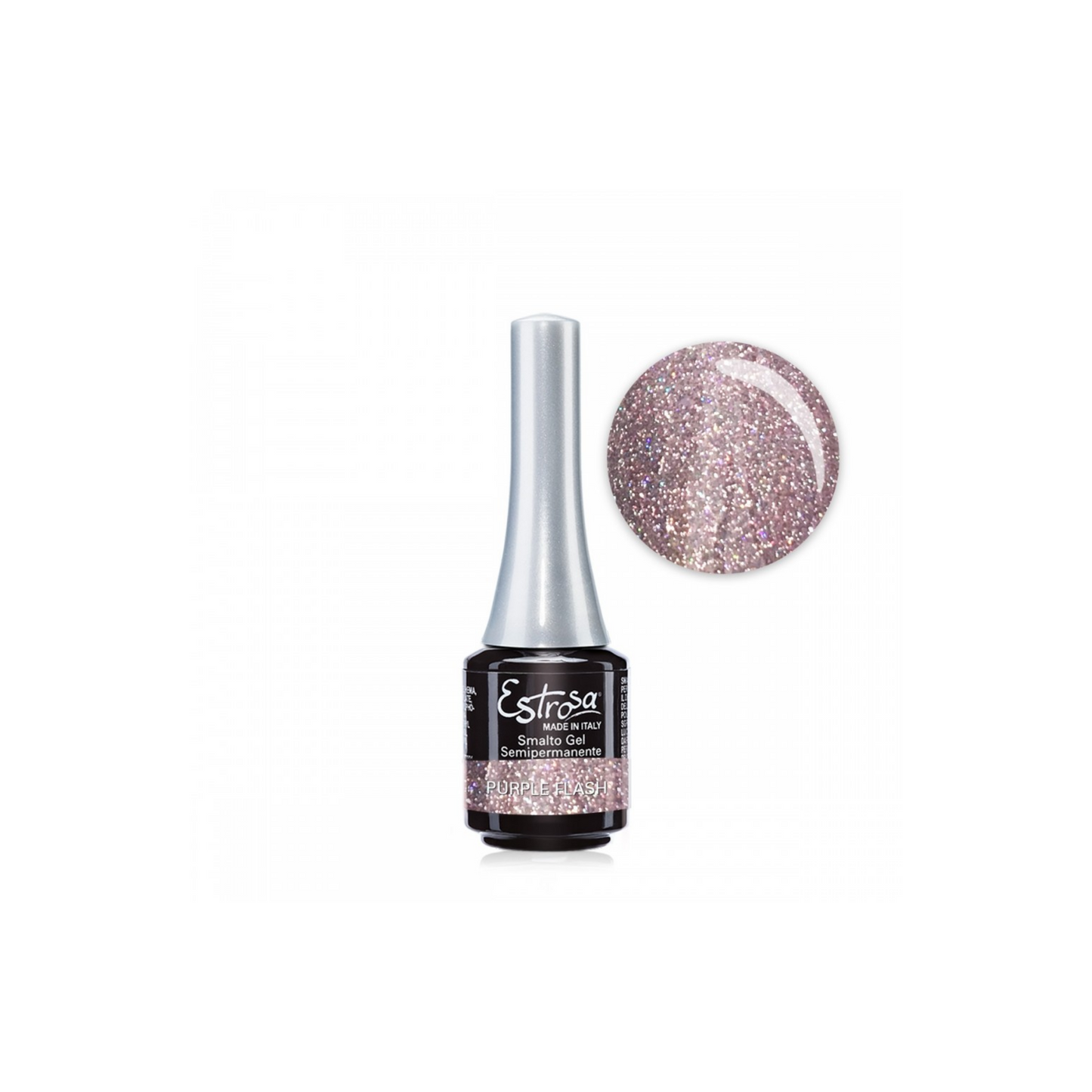 ESTROSA - NEW glitter chrome flash Smalto Semipermanente 7 ml