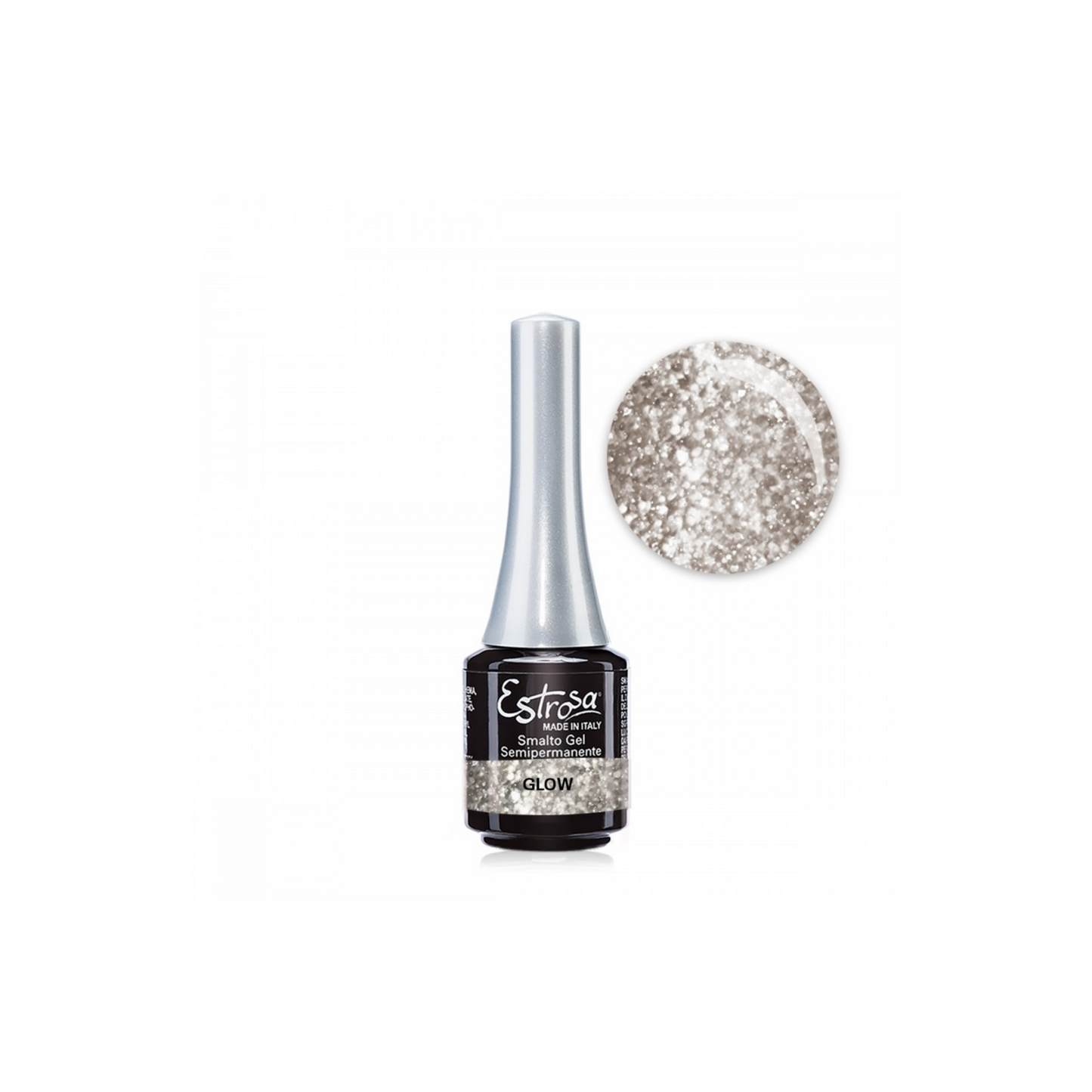ESTROSA - NEW glitter chrome flash Smalto Semipermanente 7 ml