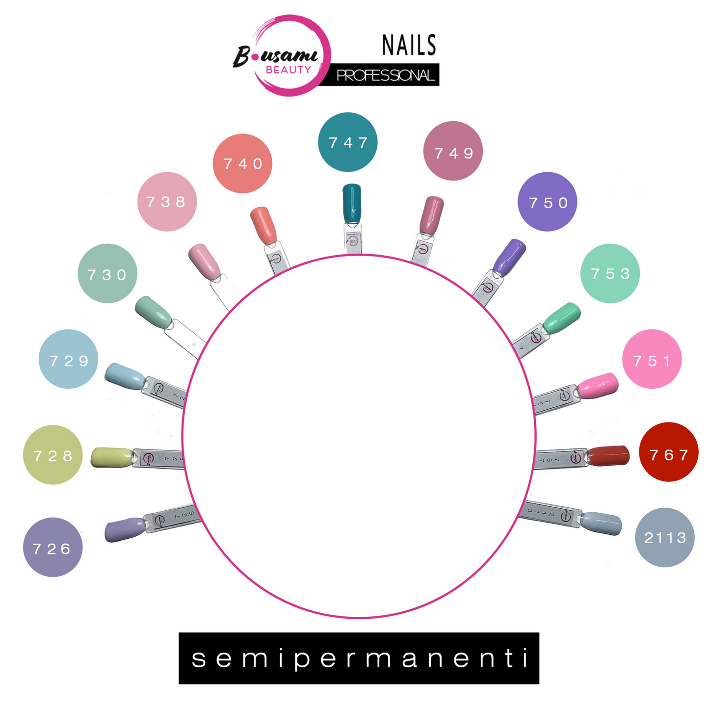 B.USAMI NAILS PROFESSIONAL -  collezione  spring/summer 2022 semipermanenti 7ml