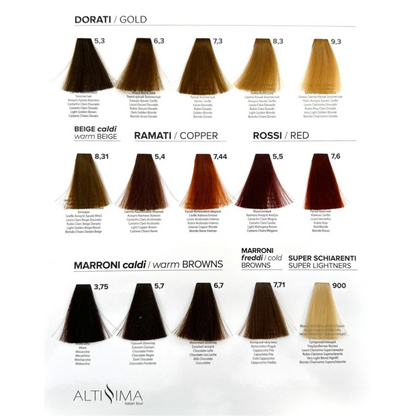 ALTISSIMA - Tinta permanente colorazione rapida 10 minuti tubo 100gr