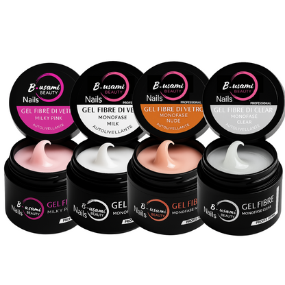 B.USAMI NAILS PROFESSIONAL - Gel costruttore in fibre di vetro 50 gr