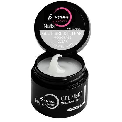 B.USAMI NAILS PROFESSIONAL - Gel costruttore in fibre di vetro 50 gr