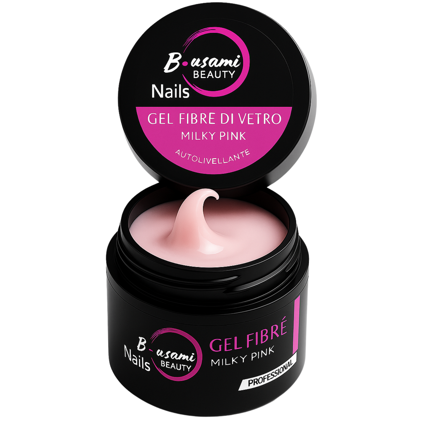 B.USAMI NAILS PROFESSIONAL - Gel costruttore in fibre di vetro 50 gr