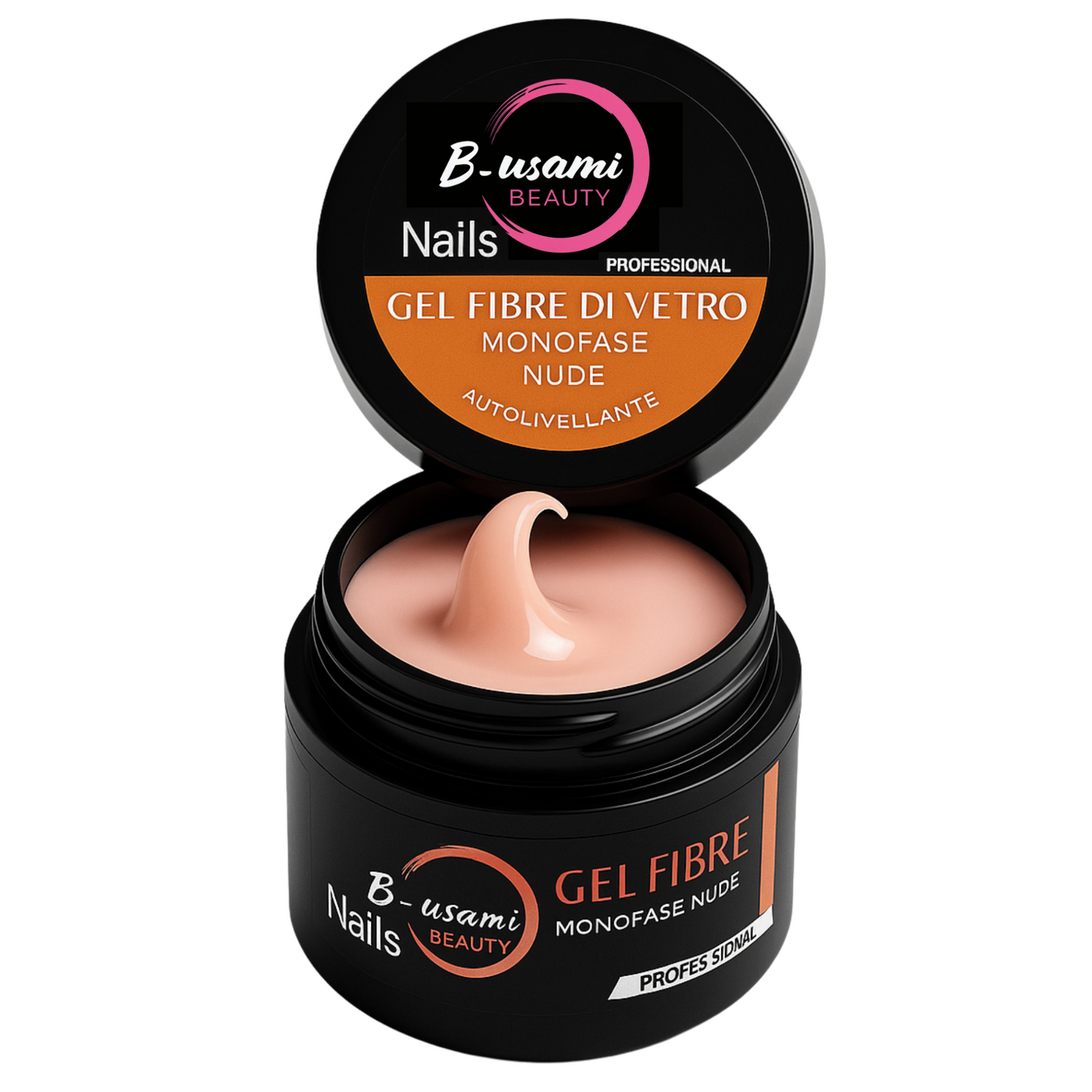 B.USAMI NAILS PROFESSIONAL - Gel costruttore in fibre di vetro 30 gr
