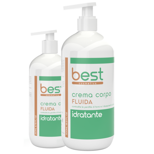 BEST COSMETICS - Crema fluida corpo rassodante idratante dispencer