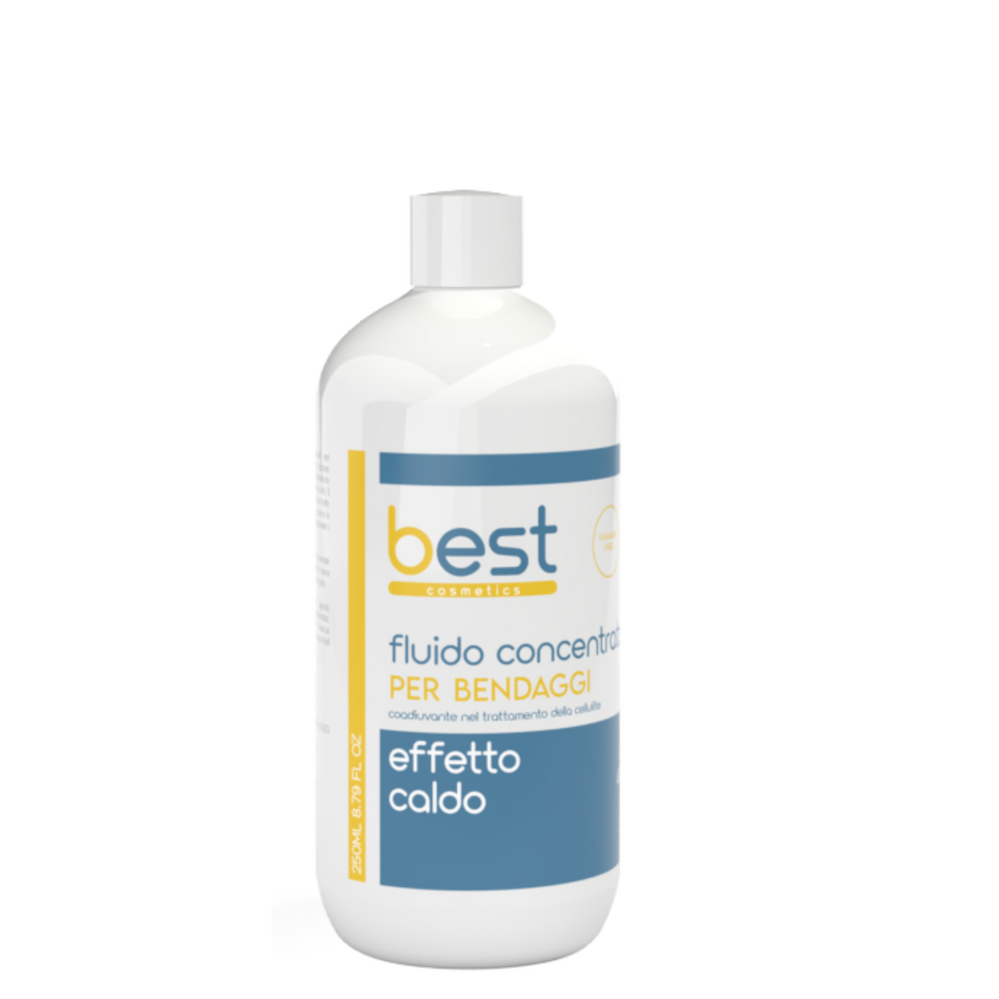 BEST COSMETICS - Fluido bendaggi a caldo drenante anticellulite con capsicina Flacone