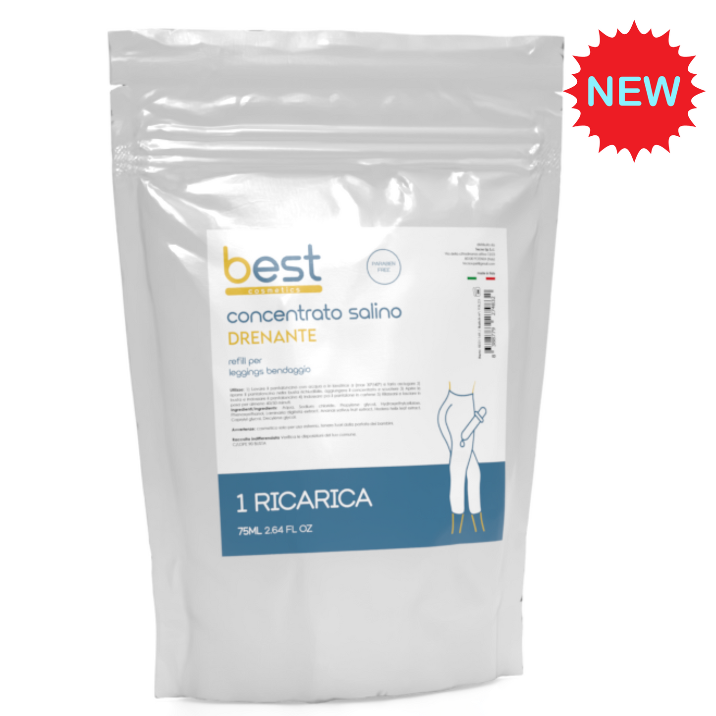 BEST COSMETICS - Ricarica Leggings salino drenante