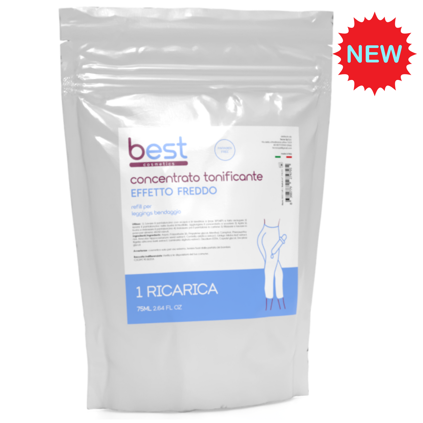 BEST COSMETICS - Ricarica Leggings tonificante effetto freddo