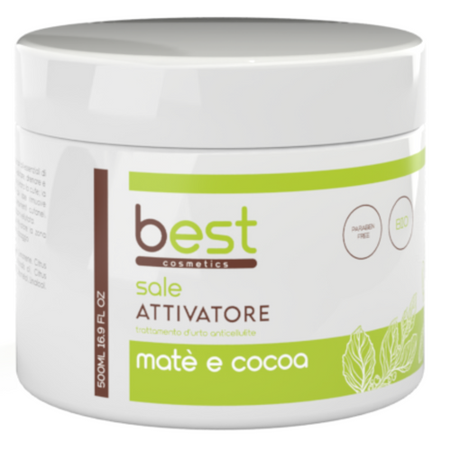 BEST COSMETICS - Sale dell'Himalaya attivatore urto anticellulite matè e cocoa 500 ml
