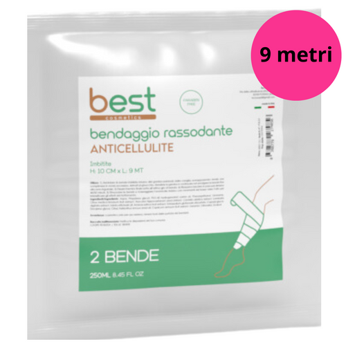 BEST COSMETICS - bendaggio rassodante anticellulite  10 cm * 9 mt