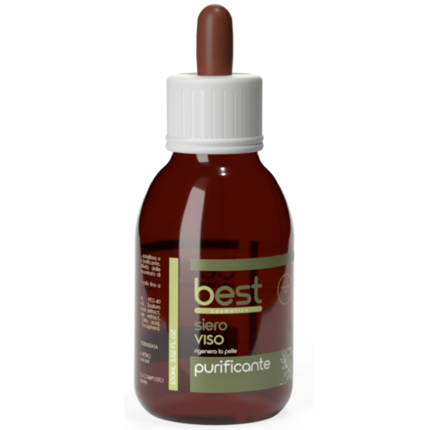 BEST COSMETICS - purificante - siero viso con acido mandelico vetro 100 ml