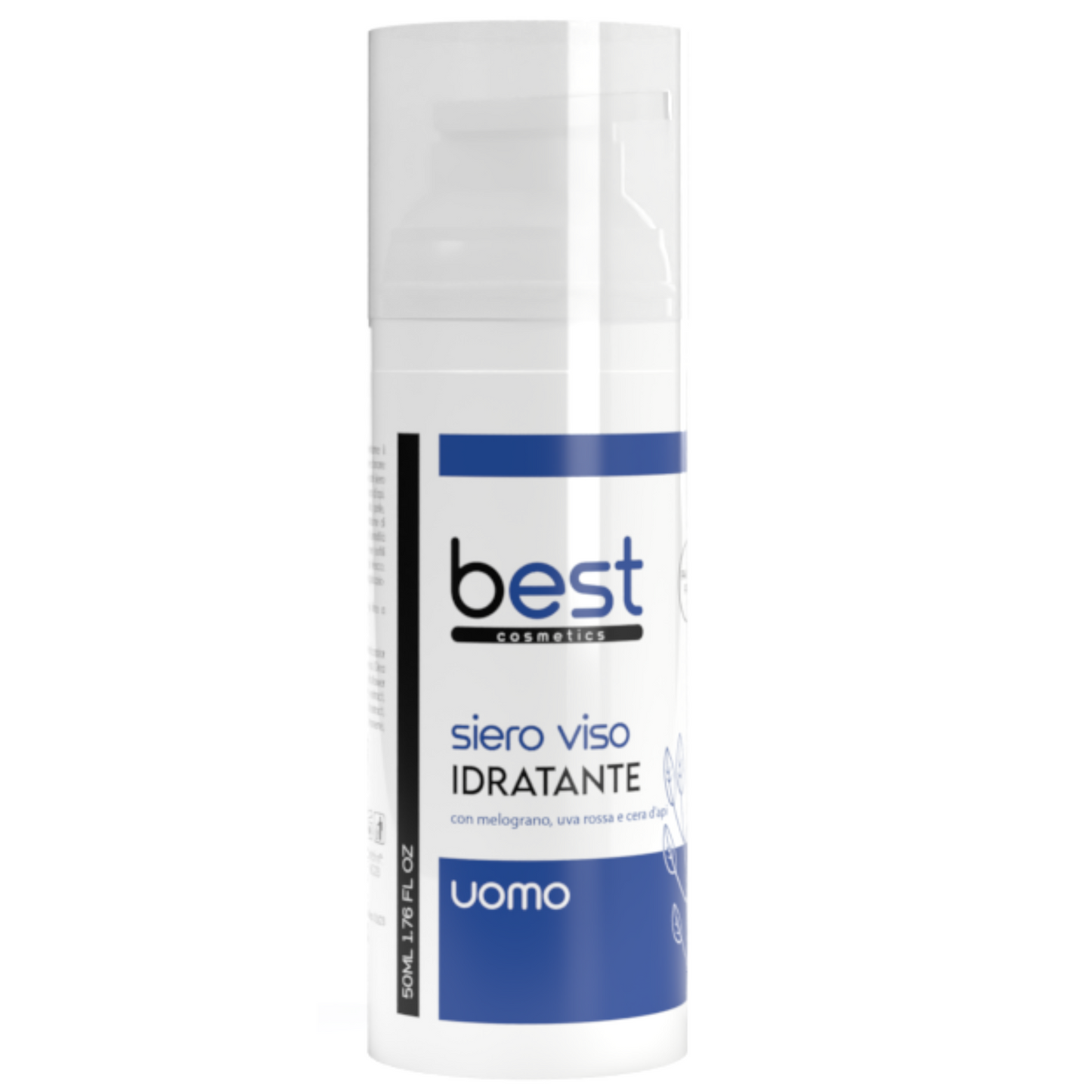 BEST COSMETICS - uomo - siero viso idratante 50 ml