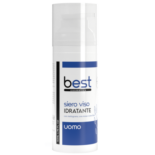 BEST COSMETICS - uomo - siero viso idratante 50 ml