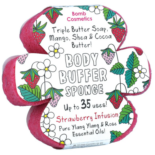 BOMB COSMETICS - Spugna sapone Strawberry Infusion