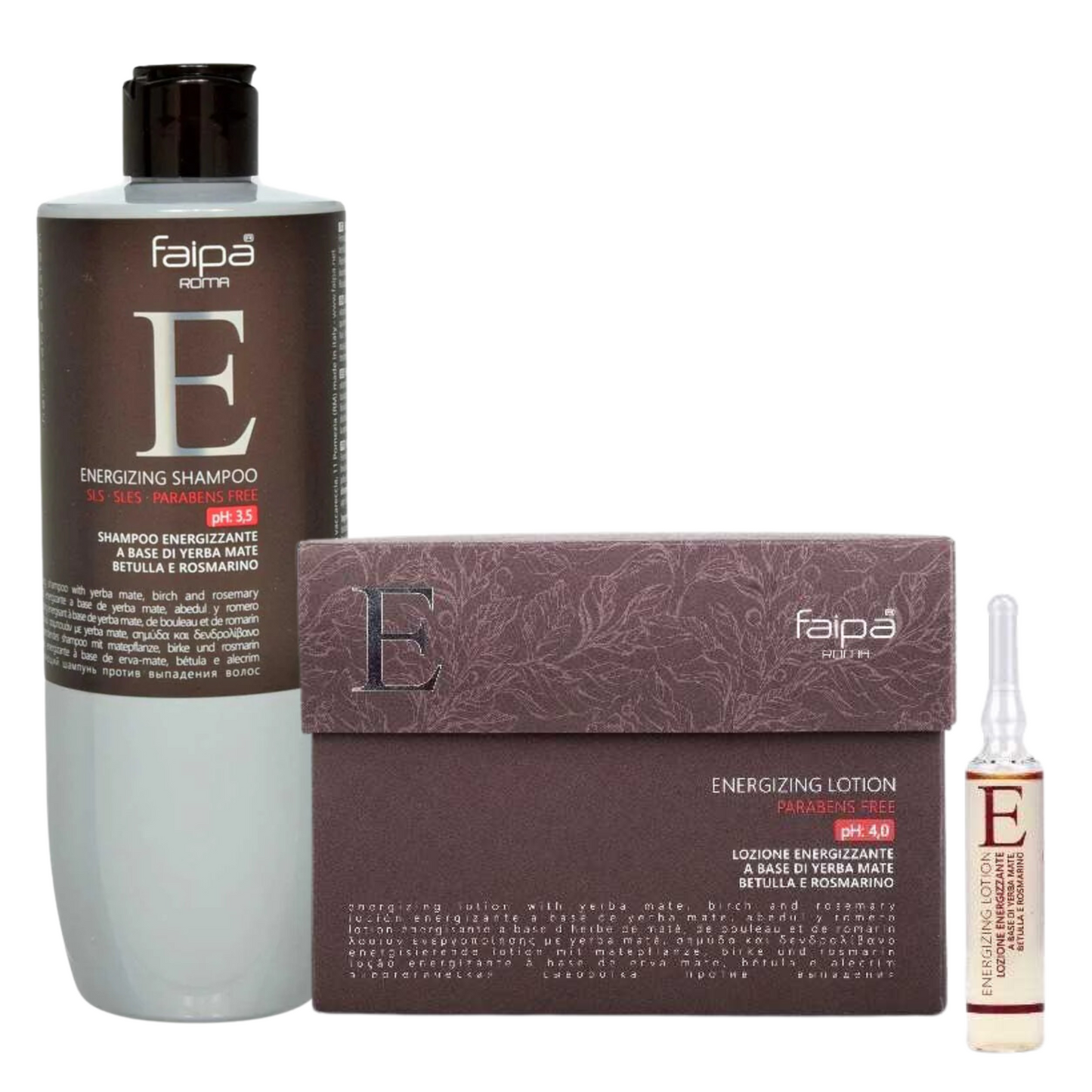 FAIPA CITYLIFE - kit energizing shampoo 400 ml+ fiale anticaduta 12 pz