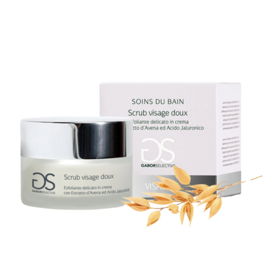 GABOR - scrub Esfoliante delicato in crema con Estratto d’Avena e acido ialuronico  50 ml
