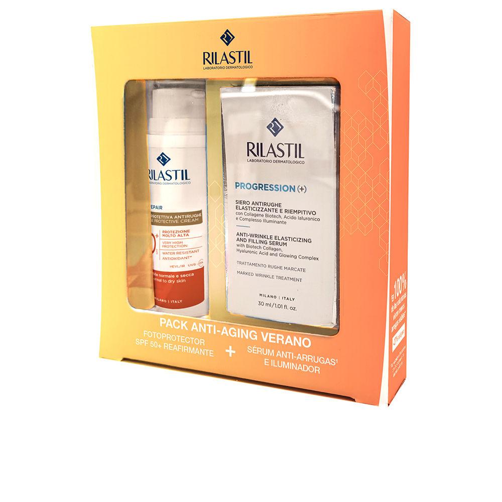 Rilastil Sun System Set Cosmetico Protezione Solare Anti Invecchiamento Pelle Luminosa E Giovane