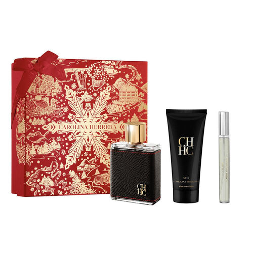 Carolina Herrera Ch Men Profumo Eau De Toilette Set Indiscutibilmente Affascinante