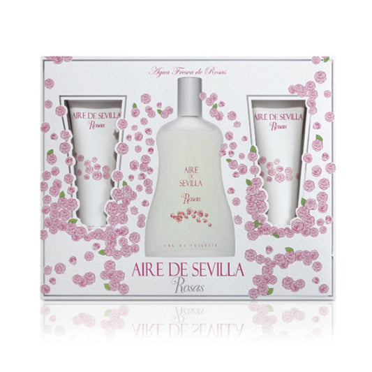 Aire Sevilla Aire De Sevilla Rosas Set Cosmetico Profumo Eau De Toilette Floreale Giardino Di Primavera Vibrante
