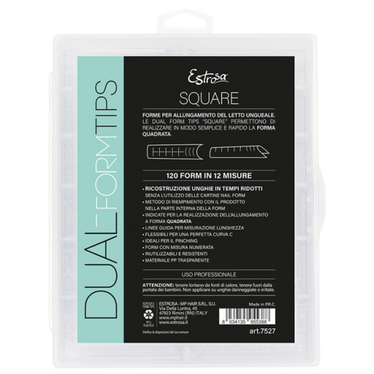 ESTROSA - Dual Form Tips Square  120 pezzi