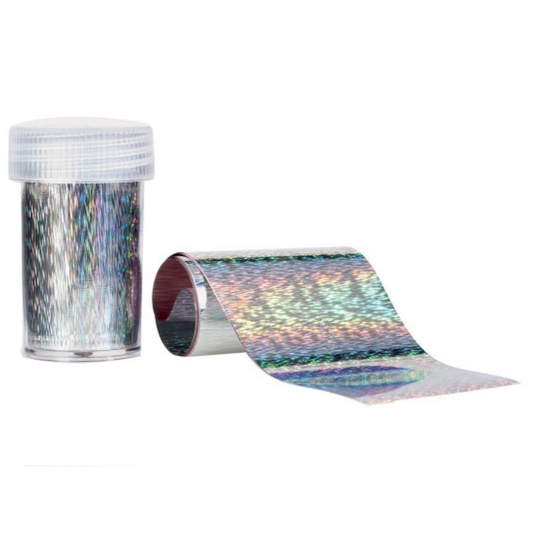 ESTROSA - transfer foil effect holographic silver