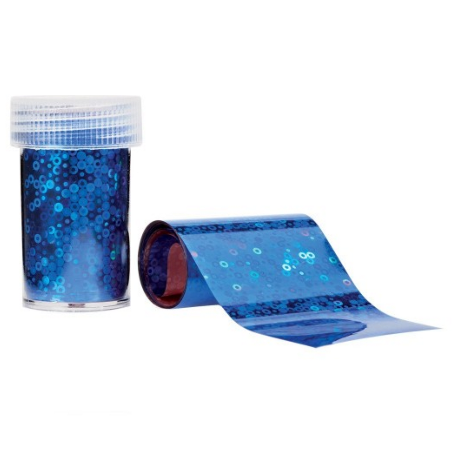 ESTROSA - transfer foil effect circle blue