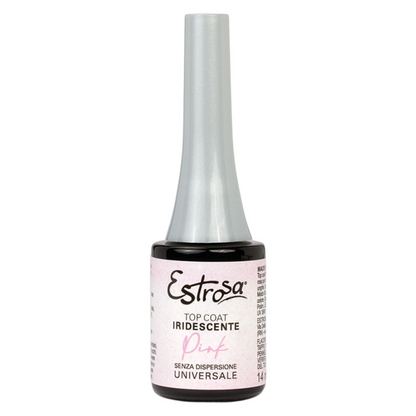 ESTROSA - Top Coat Pink - Iridescente senza dispersione 14 ml