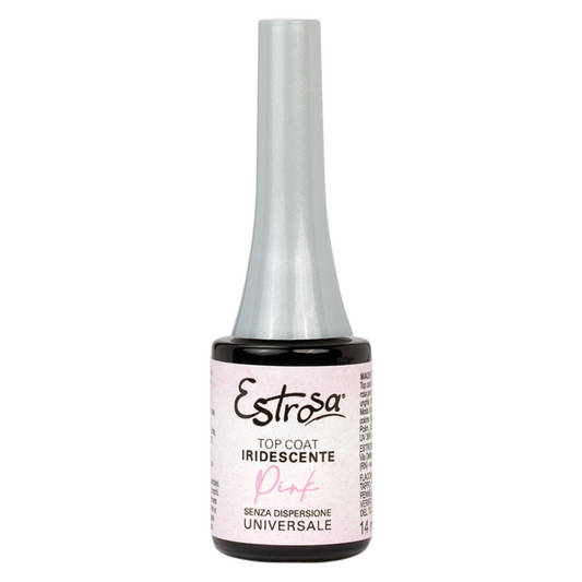 ESTROSA - Top Coat Pink - Iridescente senza dispersione 14 ml