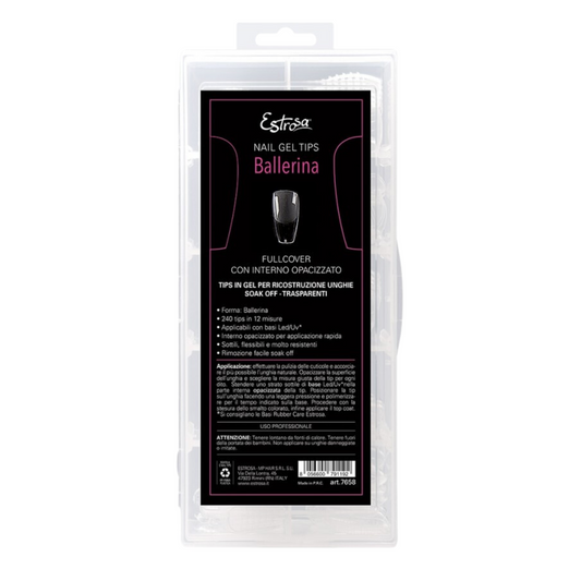 ESTROSA - Ballerina Nail Gel Tips Estrosa 12 misure 240 pz