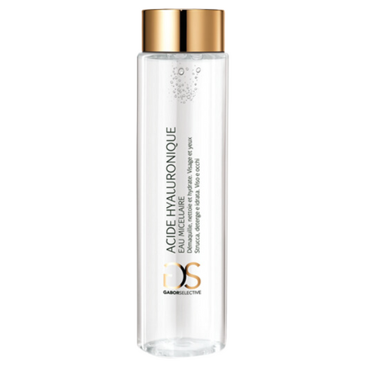 GABOR - Eau Micellaire -  Acqua micellare, strucca, deterge e idrata viso e occhi - ACIDE HYALURONIQUE 250ML