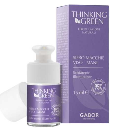 GABOR - thinking green Siero macchie viso mani Schiarente illuminante 15 ml