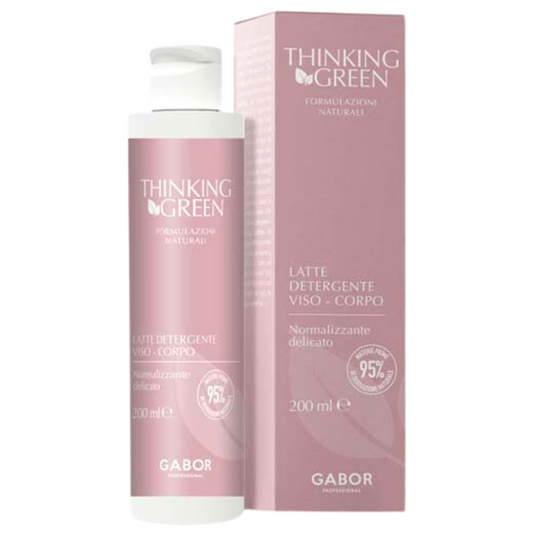GABOR - thinking green Latte detergente viso  corpo Normalizzante delicato  200 ml