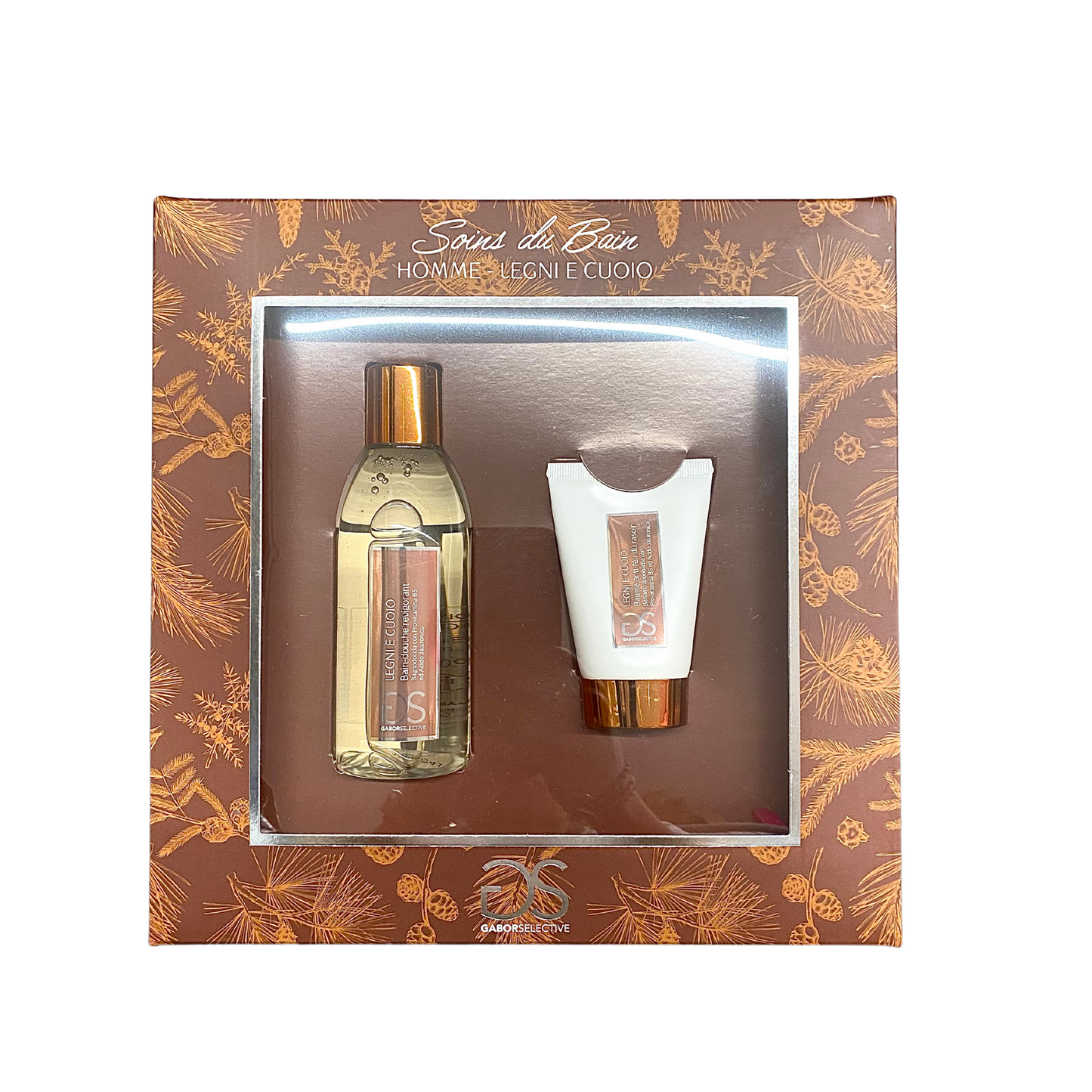 GABOR SELECTIVE - legno e cuoio Pro-vitamina B5 e acido ialuronico bagno doccia + balsamo dopobarba