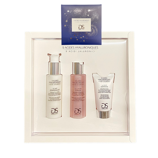 GABOR SELECTIVE - 9 acidi ialuronici  lozione tonica + gel scrub + latte detergente