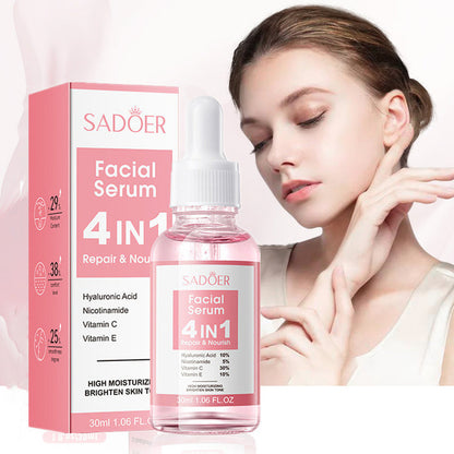 4 MASCHERE Bio-Collagen + Siero Sadoer 4 in 1 COMBO PERFETTA