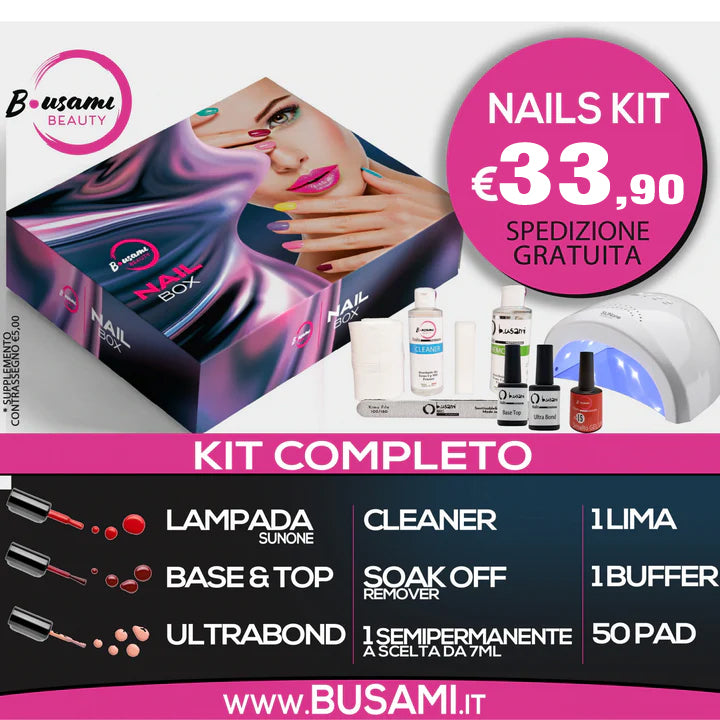 B.USAMI NAILS PROFESSIONAL - Kit semipermanente completo 1 colore a scelta