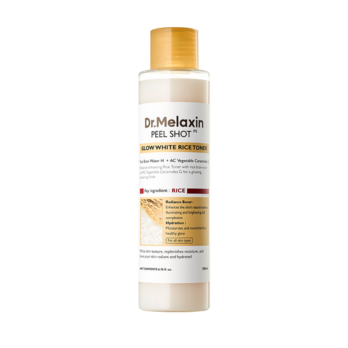 DR.MELAXIN PEEL SHOT GLOW WHITE RICE TONER
