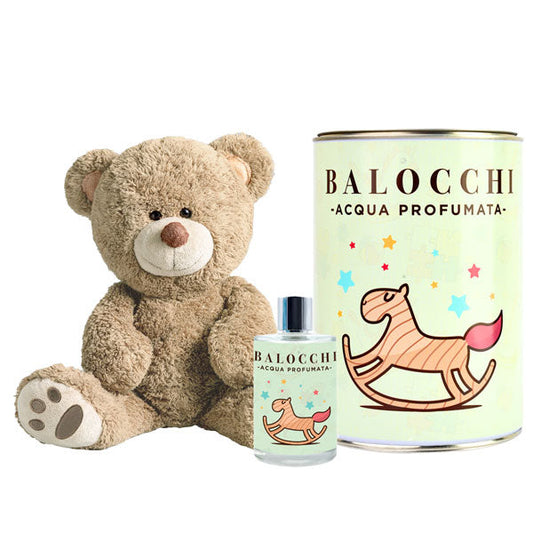 BALOCCHI COFANETTO ACQUA PROFUMATA 100 ML + ORSETTO TOBIA