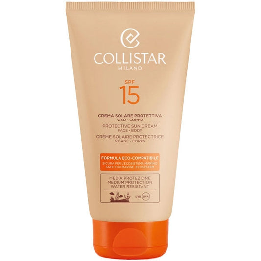 COLLISTAR CREMA VISO SOLARE PROTEZIONE VISO CORPO SPF 15 150 ML