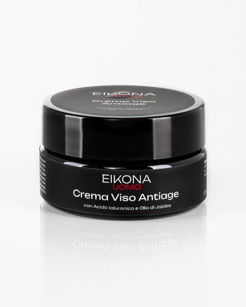 EIKONA UOMO CREMA VISO ANTIAGE ACIDO JALURONICO E JOJOBA 50 ML