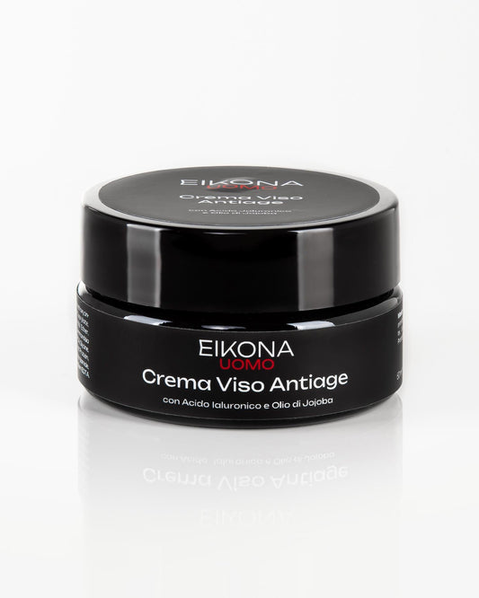 EIKONA UOMO CREMA VISO ANTIAGE ACIDO JALURONICO E JOJOBA 50 ML